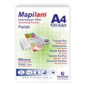 Mapilam 100 Micron A4 Parlak Laminasyon Filmi