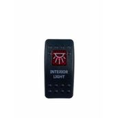 Marin Switch 3P On-Off 12-24V Kırmızı İç Aydınlatma