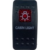 Marin Switch 3P On-Off 12-24V Kırmızı Kabin Lambası