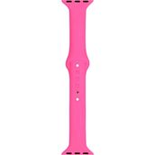 Markacase Apple Watch Seri 4 5 6 Icin 40 Mm Slim Silikon Kordon Fusya