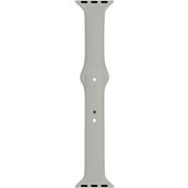 Markacase Apple Watch Seri 4 5 6 Icin 40 Mm Slim Silikon Kordon Gri