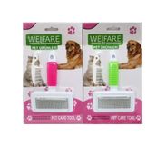 Markapet 5x9 cm - 14 cm Walfare Fosforlu Kedi Köpek Tarağı