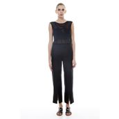 Marks & Spencer Siyah Bayan Keten Pantolon
