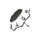 Marlux M21MAR109R002 İstanbul Figürlü Siyah Kadın Şemsiyesi