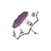 Marlux M21MAR109R003 İstanbul Figürlü Mor Kadın Şemsiyesi