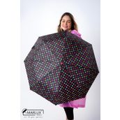 Marlux M21MAR710R004 Siyah Alaca Renkli Puantiyeli Tam Otomatik Kadın Şemsiye