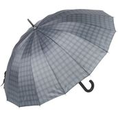 Marlux M21MARRST02R006 Rst Açık Lacivert Ekose Fiber 16 Telli Erkek Baston Şemsiye