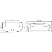 Mars 710409 Mavi Universal Microstra PS2 Plakalık Lamba