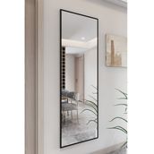 Marsah Home Metal Çerçeveli Boy Aynası, Siyah, 60X180