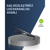 Marsilyan 2025 Yeni Seri Dijital Ekranlı Isı Ayarlı Saç Düzleştirici Titanyum Kaplama A Kalite - Renkli - 1