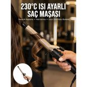 Marsilyan 230 Derece Isı Ayarlı Seramik Saç Maşası 25 mm Yeni Nesil - Renkli - standart