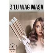 Marsilyan Wag Maşa Negatif Iyon Teknolojili Isı Ayarlı Saç Maşası - Renkli - standart