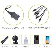 Marsilyan WS-6010 6V 3.5W 500 Mah Güneş Paneli Solar Sistem - Renkli