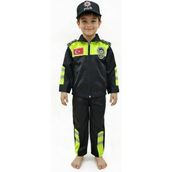Marvel Spider-Man Kostümü Yeni Örümcek Adam Kostümü Maskeli - Renk: PLS | Model: Trafik Polisi | Beden: 2 - Sarı - 0 - 2 Yaş
