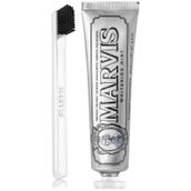 Marvis 85 ml Whitening Mint Beyazlatıcı Diş Macunu ve Marvis White Soft Diş Fırçası