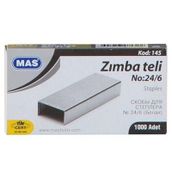 Mas 145 Beyaz No:24 6 Kutu Zımba Teli
