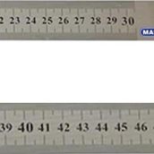 Mas Çelik Cetvel 30 Cm + 50 Cm - 2'li Set
