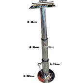 MASA VE KOLTUK AYAĞI 3 KADEMELİ KROM 33-78CM TEKNE, YAT VE KARAVAN