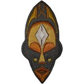 Maske Mask Surat nakış işleme arma patch peç 4.5x9 cm