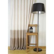 Massarelli Keten Bej Rengi 1-3 Sık Pile 90x260 cm Fon Perde