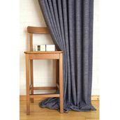Massarelli Keten Lacivert 1-2.5 Orta Sık Pile 90x260 cm Fon Perde