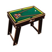 Matrax Ahşap Bilardo Oyunu - Renkli