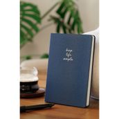 Matt Notebook 14x20 cm Sert Kapak Çizgili Lacivert Defter