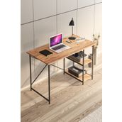 Mavera Home Çalışma Masası Ceviz Renk Bilgisayar Ve Laptop Masası Çalışma Ofis Masası