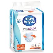 Mavi Beyaz Ped Külot 30 Adet Large Hasta Bezi