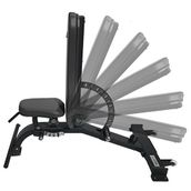 Max Tech Siyah 12 Farklı Açı Ayarlanabilir Bench Sehpası