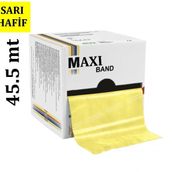 Maxi 45.5 m Hafif Sarı Egzersiz Bandı