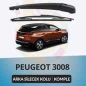 Maxtel 2009-2016 Peugeot 3008 Komple Arka Silecek Kolu ve Süpürgesi