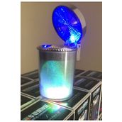 Maya Oto Aksesuar Üniversal 7 Renkli RGB Led Işıklı Lüx Oto Küllük Kapaklı Spor Araç İçi Küllük Araba Küllüğü