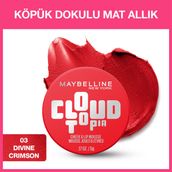 Maybelline New York Cloudtopia 03 Divine Crimson Köpük Dokulu Mat Allık