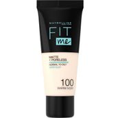 Maybelline No:100 Warm Ivory 30 ml Fit Me Matte+Poreless Fondöten