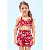 Mayoral 3789 Kırmızı Kız Çocuk Bikini Takımı