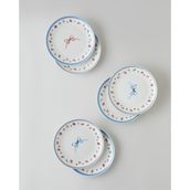 Maze Porselen 6'lı Pasta Tabağı 19 cm Renkli