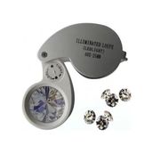 Mbb E-Ticaret -Mini 40X25MM Takı Büyüteç, Cep Büyüteç, Teftiş, Elmas Pullar, Madeni Kontrol Lup MG21011