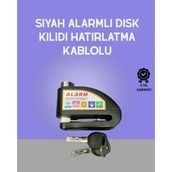 Mbb E-Ticaret Yüksek Sesli 110dB Çelik Disk Kilidi Su Geçirmez