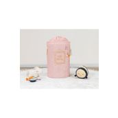Mbois Baby 04270 Pembe Kullanımı Kolay Desenli Taşınabilir Torbalı Yuvarlak Çamaşır Sepeti