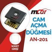 Mcar Doğan L Uno Tekli-Cam Açma Kapama Düğmesi