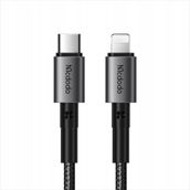 Mcdodo CA-2851 36 W PD Type-C to Lightning Hızlı 1.8 m Siyah Şarj ve Data Kablosu