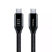 Mcdodo CA-7132 Type-C to Type-C USB 3 100 W 1.2 m Siyah Data Aktarım ve Şarj Kablosu
