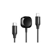 Mcdodo CH-2980 1.5 m Siyah Magnetic Apple Watch Type-C to Lightning Wireless Şarj