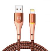 Mcdodo Çift Işıklı Led Switch 2a Iphone Lightning Turuncu 1.2 m Şarj Kablosu