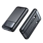 Mcdodo MC-0231 10.000 mAh 33W Siyah Şarj Göstergeli Çift Kablolu Powerbank