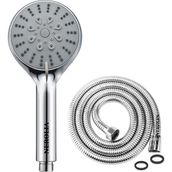 Mcreative 5f Duş Başlığı Seti, Geniş Başlık Yüzeyi, Kireç Önleyici Kauçuk Nozzle, Yüksek Basınç Fonksiyonları (Asorti Ürün, Renk ve Şekil Farklılık Gösterebilir)