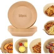 Mcreative Kurumsal Airfryer Pişirme Kağıdı, Fritöz Pişirme Kağıdı 50 Adet