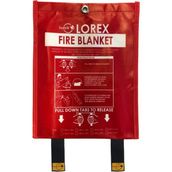 Mcreative LR-FB1010CP Premium Serisi 100 cm x 100 cm Çantalı Yangın Battaniyesi