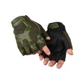 Mechanix Yarım Parmak Eldiven- Taktik Destekli Kadın&erkek Unisex Eldiven Xl-haki Haki